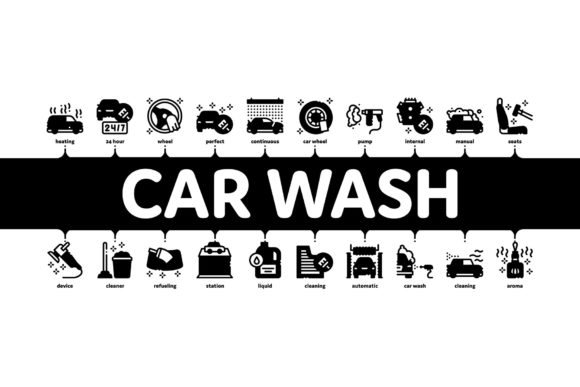 Car Wash Auto Service Minimal: Elevating Automotive Branding Through Clean Design