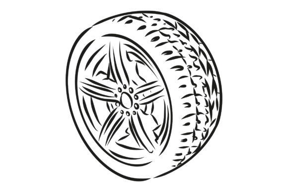 Car Wheel Sketch Icon Isolated: Practical Applications for Modern Design