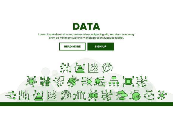 Data Analysis Analytic Landing Header Design Guide