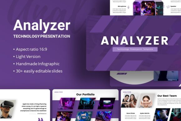 Elevating Professional Communication with the Analyzer Presentation Template