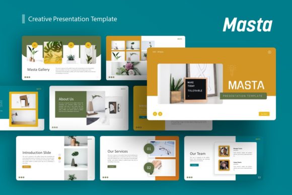 Elevating Visual Storytelling with the Masta Creative Presentation Template