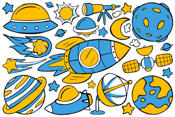 Evaluating Space Doodle Vector 01 for Creative Projects