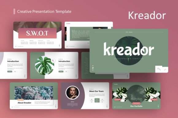 Kreador Creative Presentation Template Guide