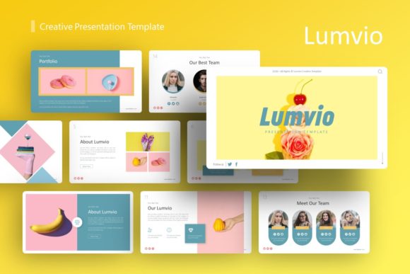 Lumvio Creative Presentation Template Guide