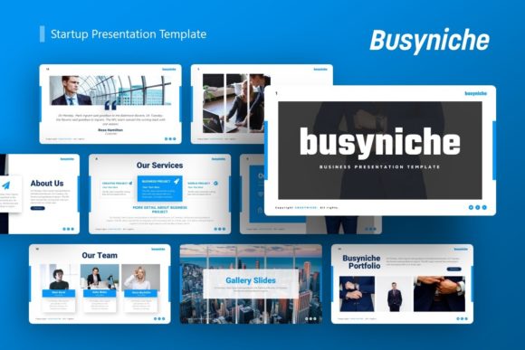 Presentation Template - Busyniche: Integrating Professional Design into Business Workflows