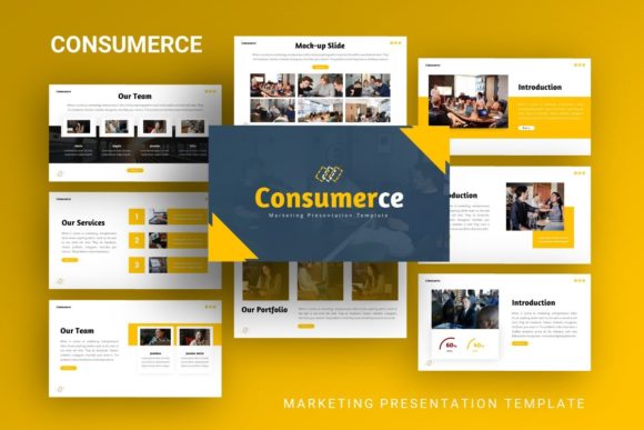 Presentation Template - Consumerce: Modern Slide Design