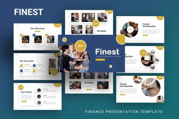 Presentation Template - Finest: Elevate Visual Design