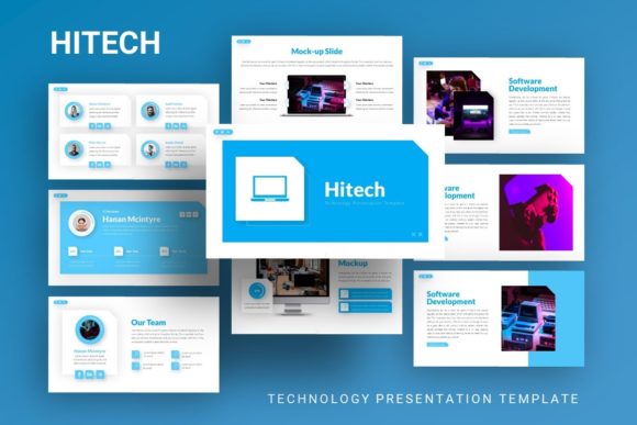 Presentation Template - Hitech: Modern Slide Design