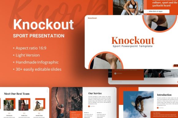 Presentation Template - Knockout: Elevating Visual Communication for Modern Professionals