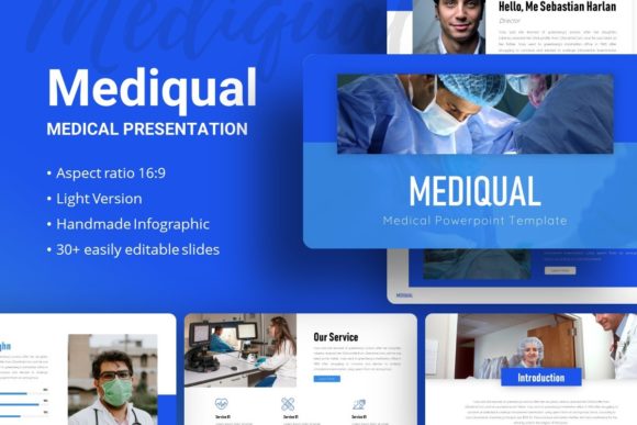 Presentation Template - Mediqual: A Practical Guide for Professional Visual Communication