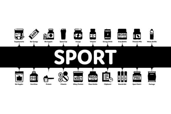Visualizing Vitality: Understanding Sport Nutrition Cells Minimal Design and Linear Pictograms